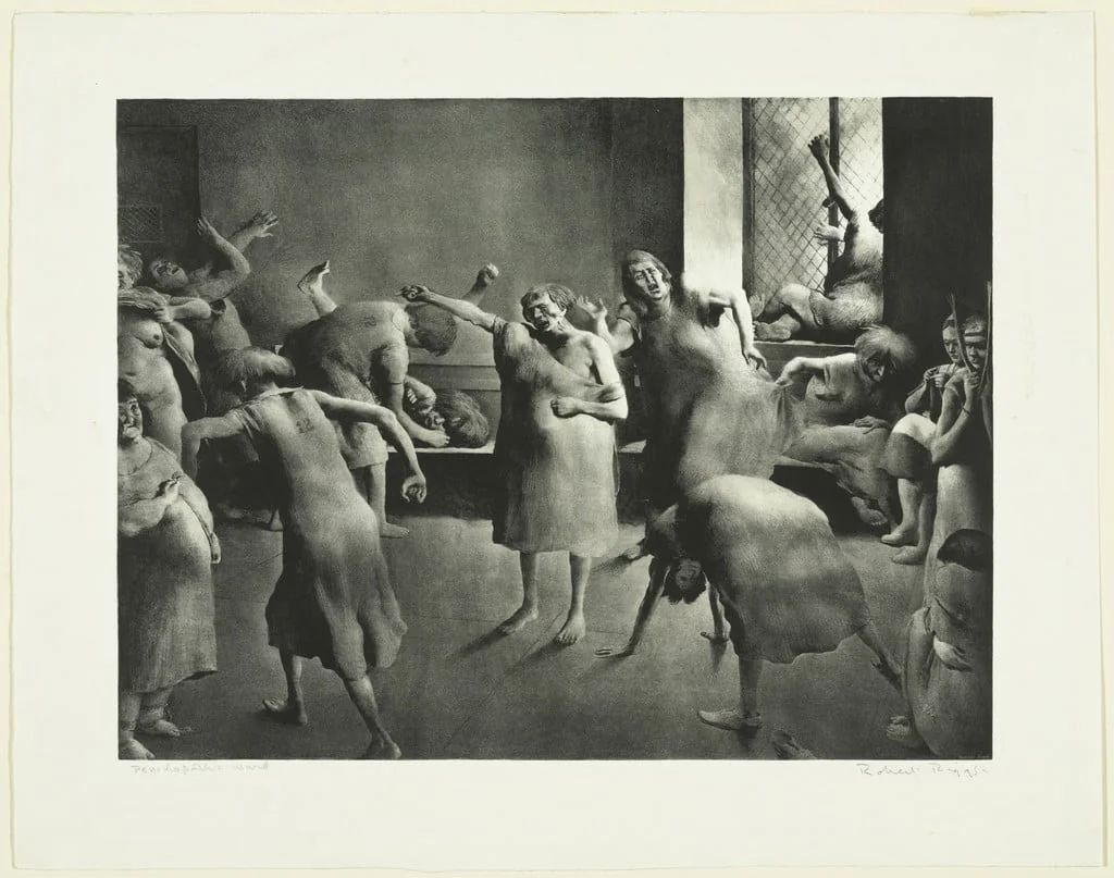 Untitled, by Robert Riggs, ink, 1941