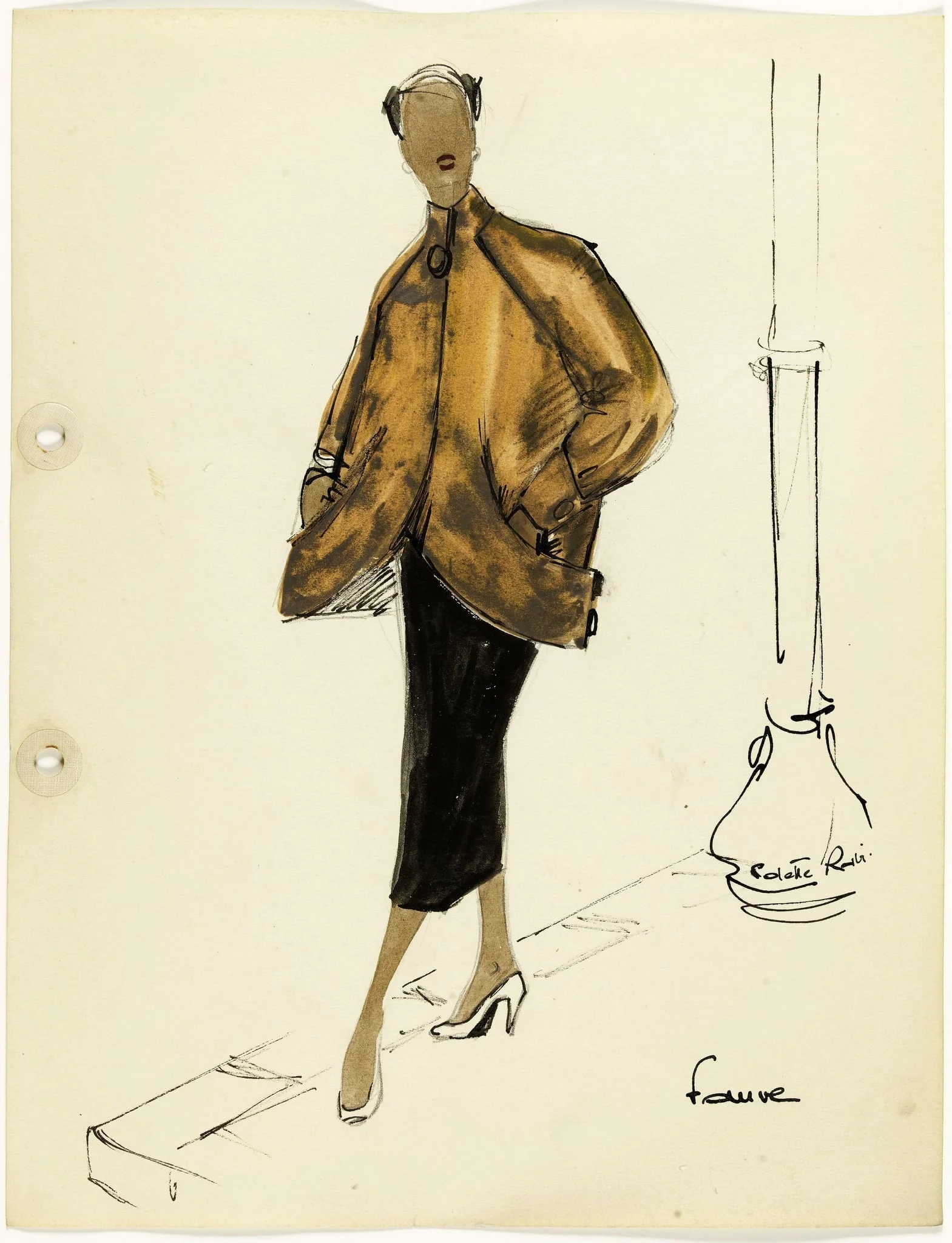 'Fauve', by Marie-Louise Carven, 1951