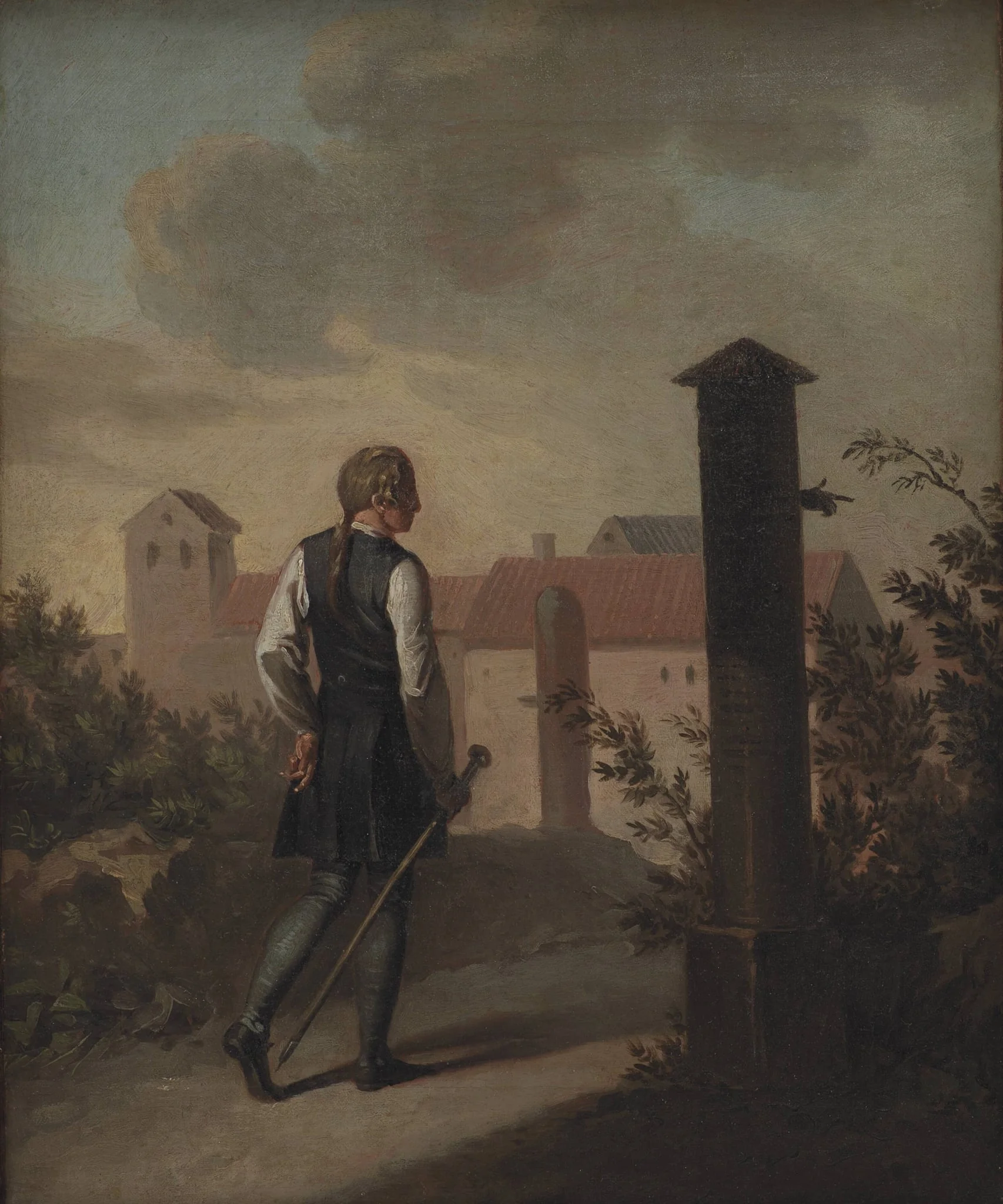 Niels Klim in Potu, by Unknown, 1750