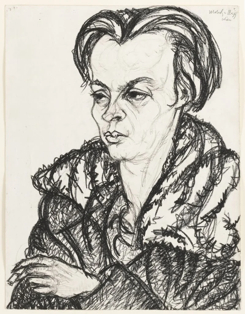 Untitled, by László Moholy-Nagy, crayon, 1920