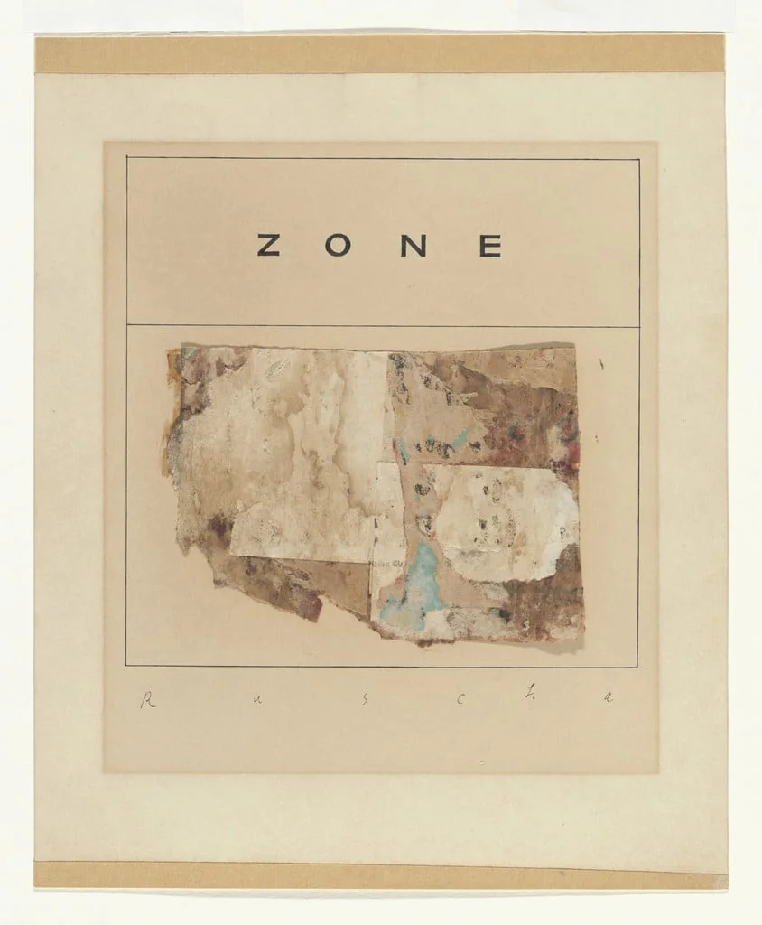 Untitled, by Edward Ruscha, ink, 1961