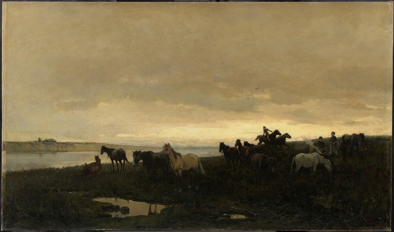 Ночное, by Unknown, unspecified, 1892
