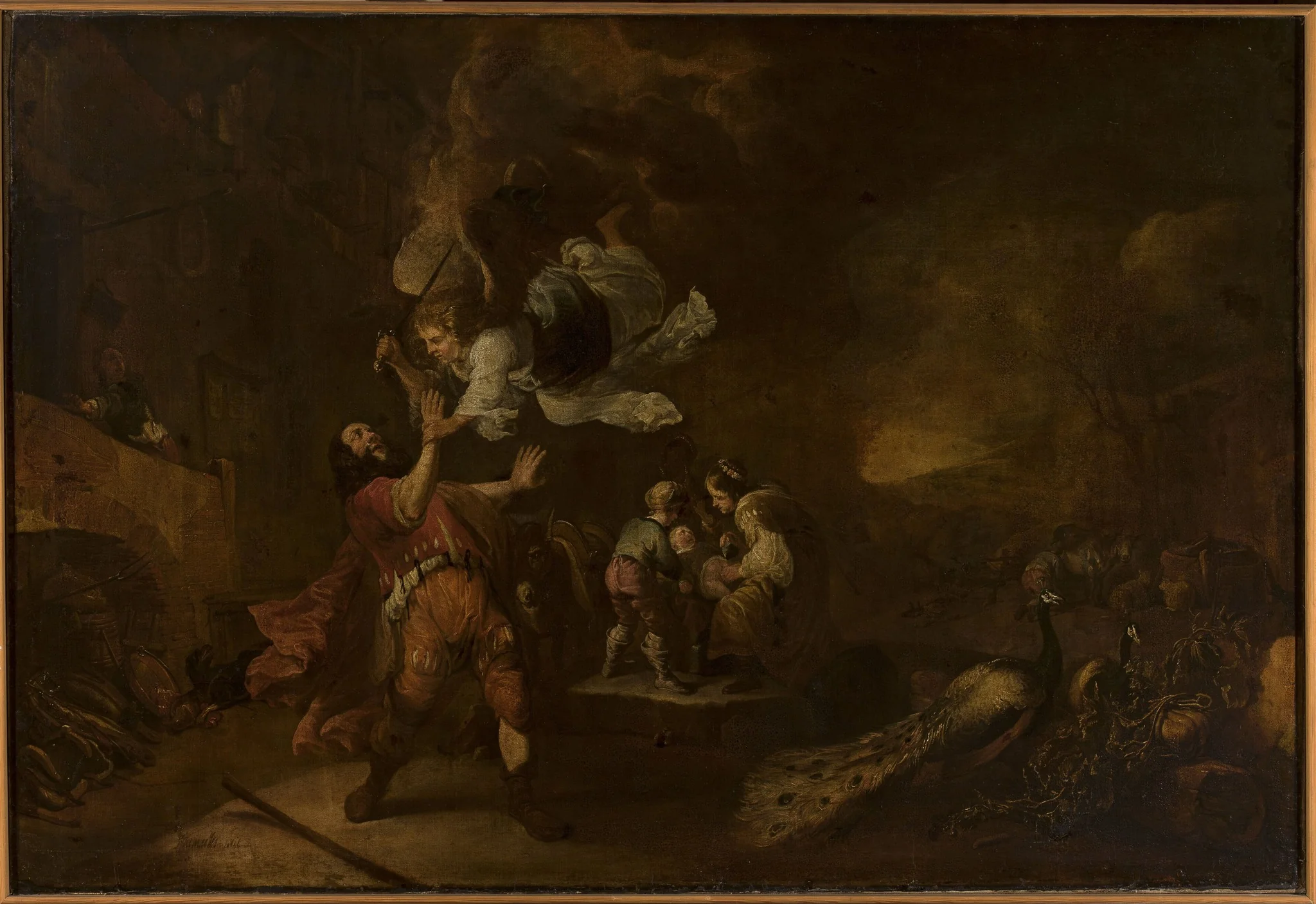 Circumcision of Moses' son, by Jan Baptist Weenix, oil, 1640