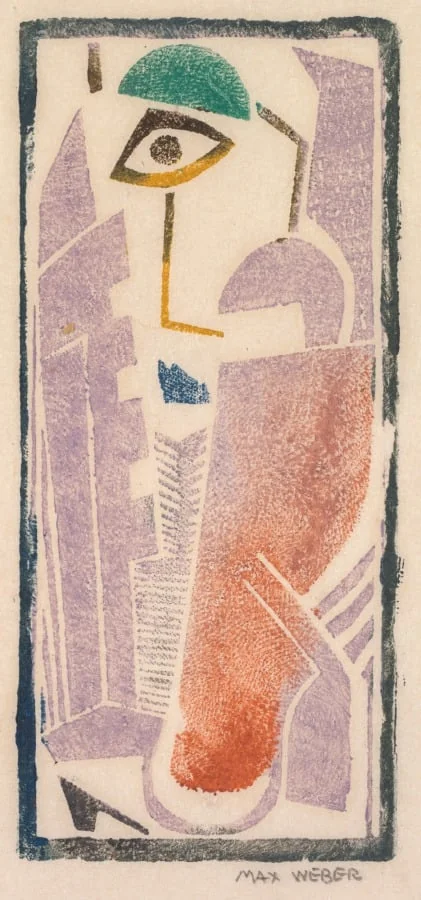 Portrait, by Max Weber, 1920