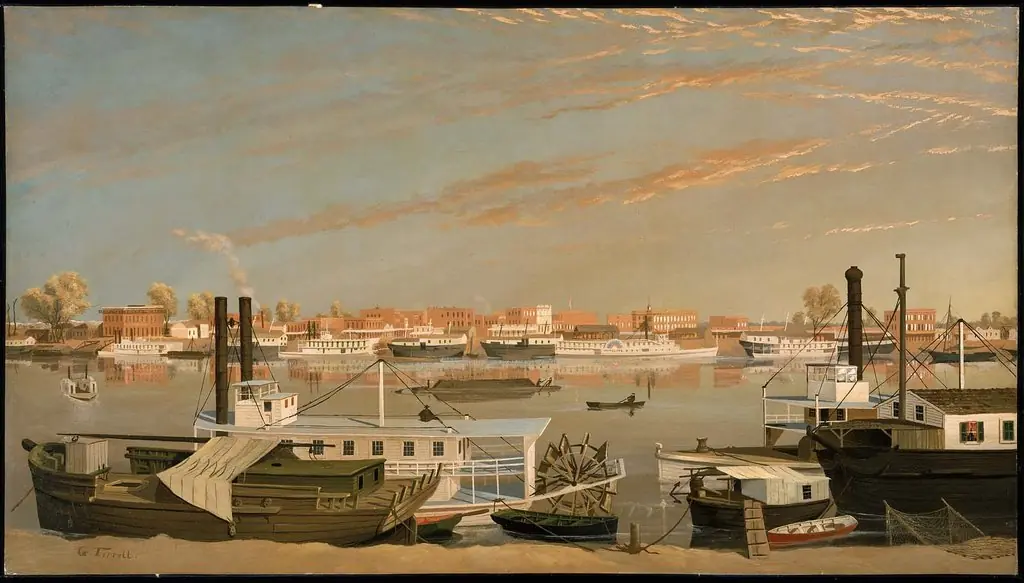 View of Sacramento, California from across the Sacramento River