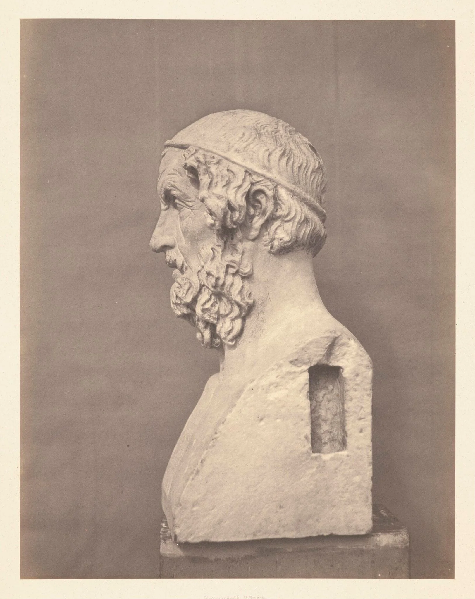 Homer, by Roger Fenton, photographic, 1855