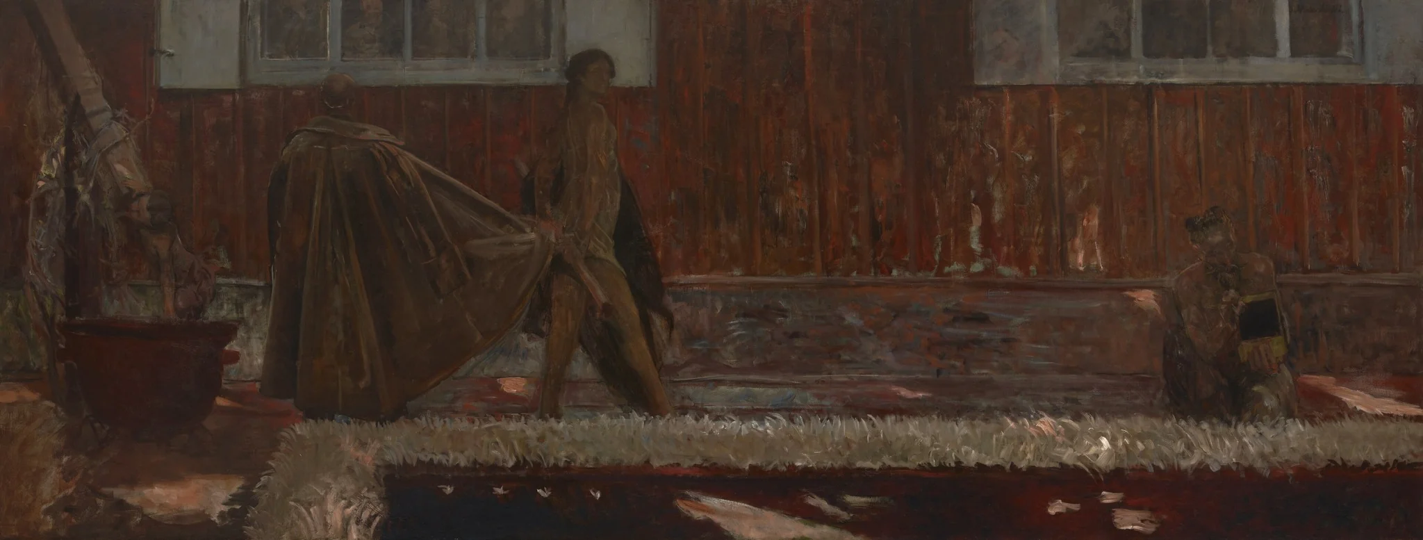 Farewell to the Manor House, by Jacek Malczewski, oil, 1900