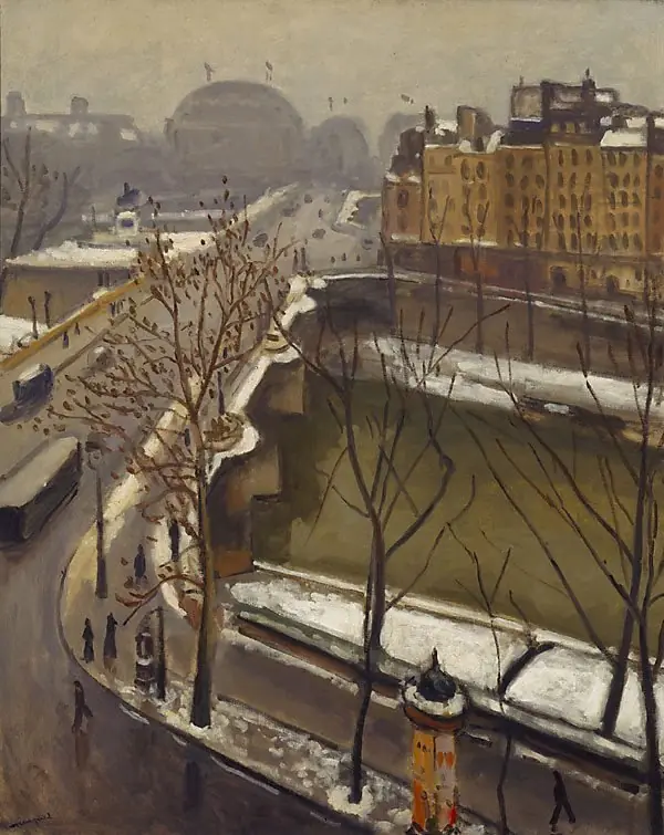 The Pont Neuf in the snow