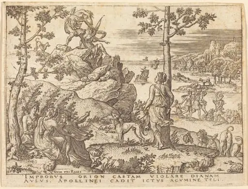 Orion Killed by Apollo