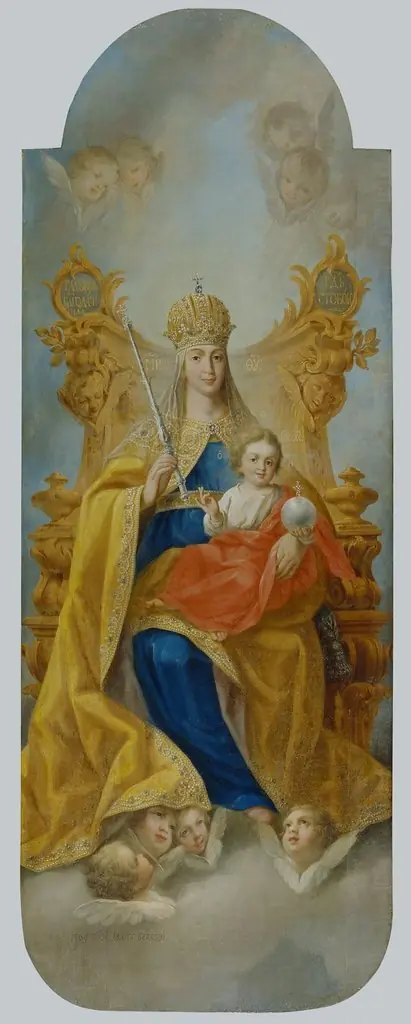 Sovereign Virgin on the Throne