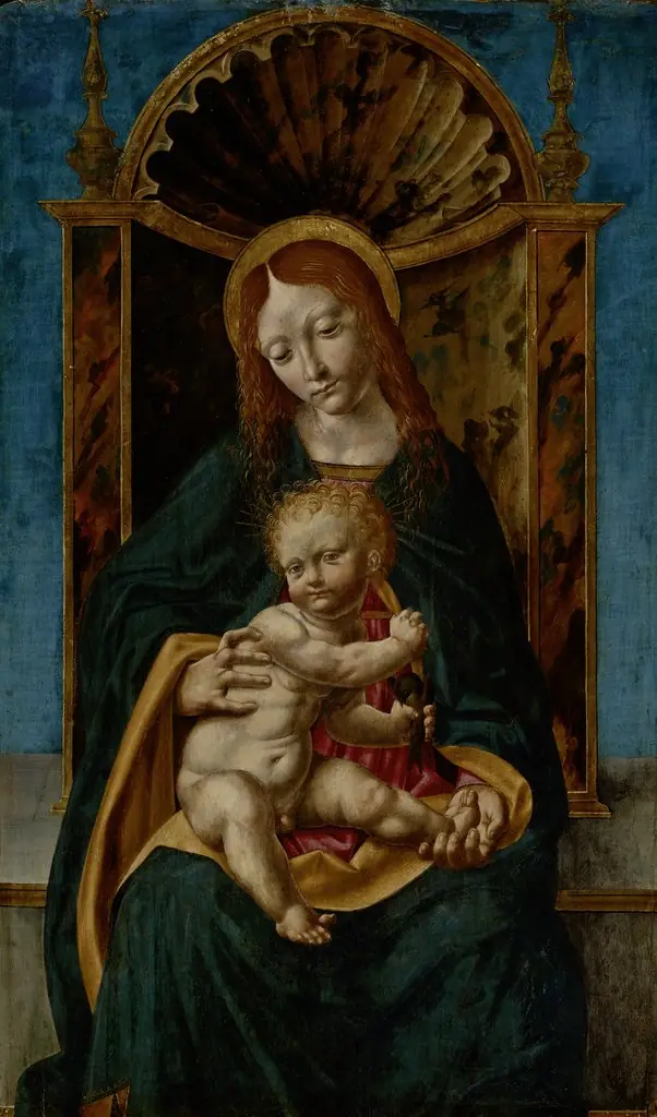 The Virgin and Child Enthroned