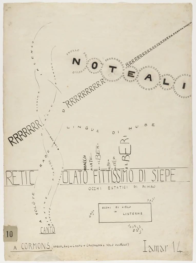 Untitled, by Pietro Gigli, ink, 1917