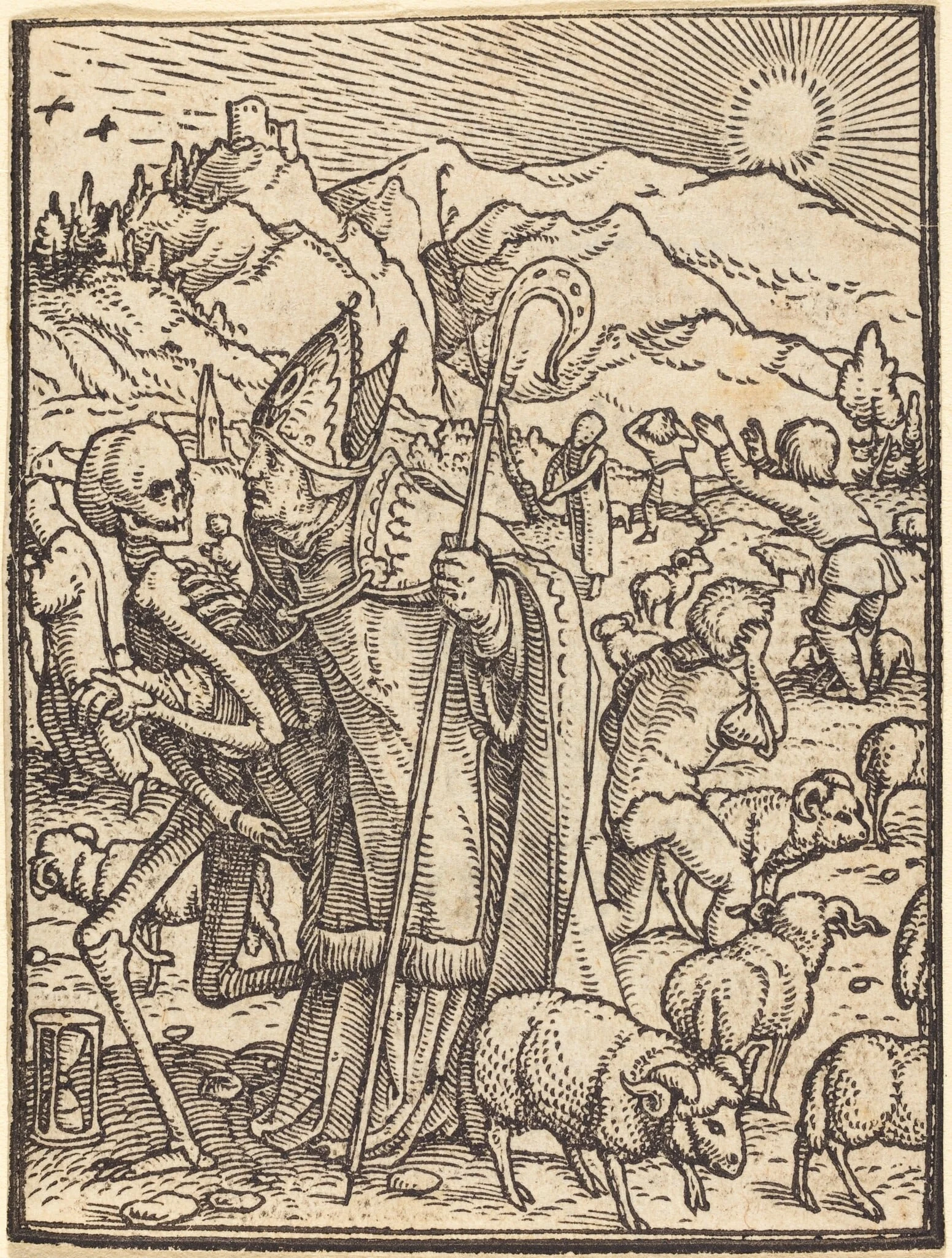 The Bishop, by Hans Lützelburger, ink, 1526