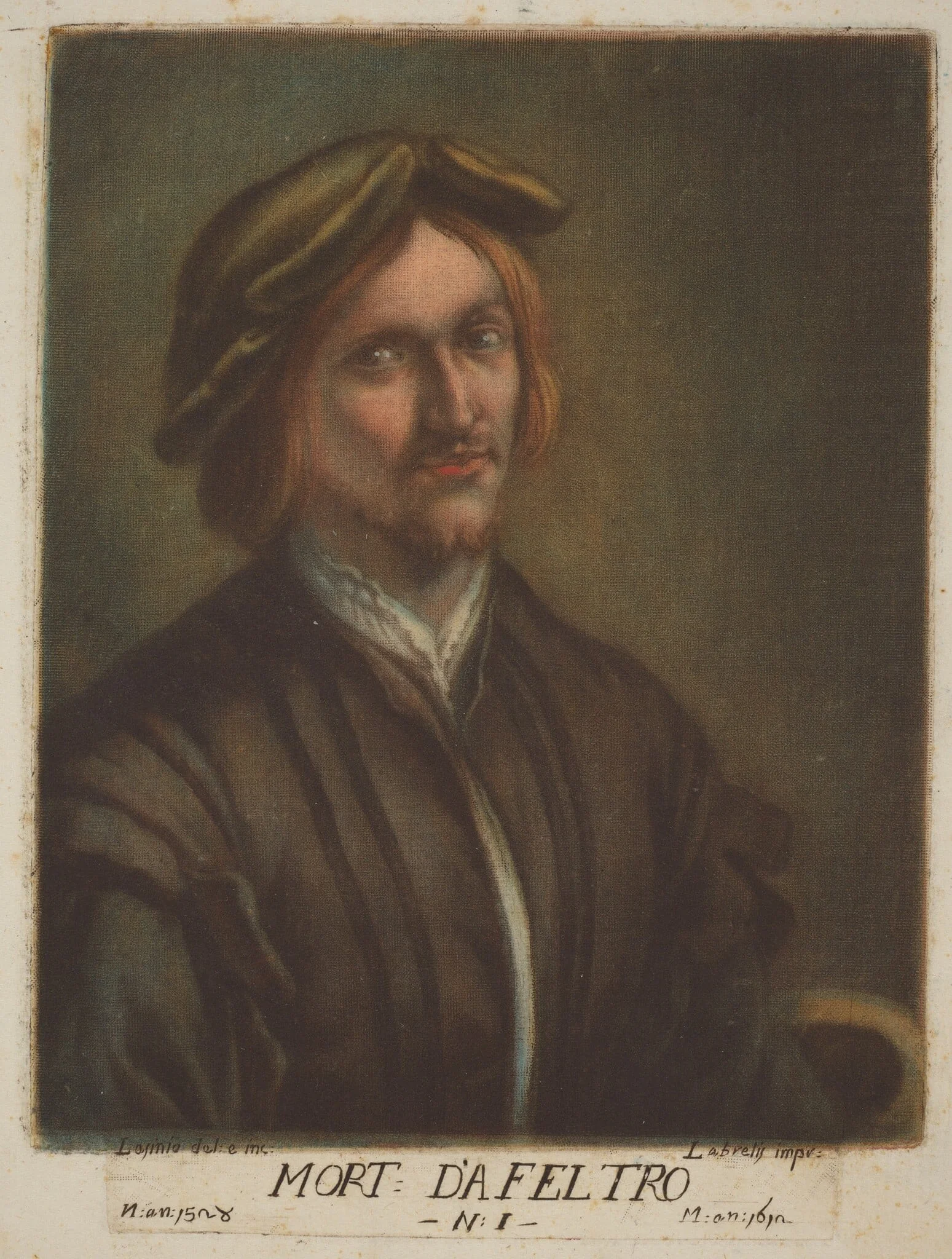 Morto da Feltre, by Carlo Lasinio, ink, 1789