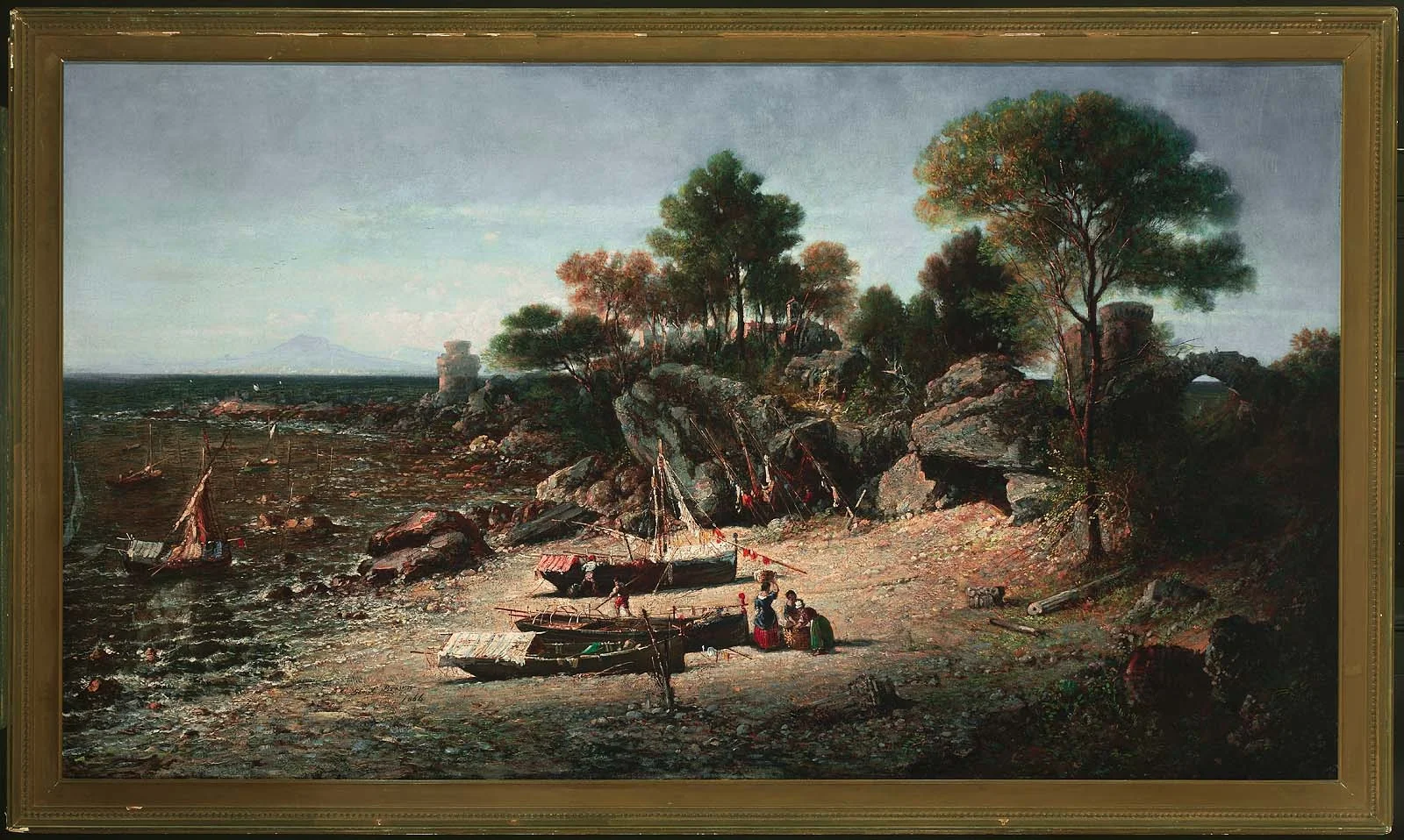 View on the Italian Coast near Naples