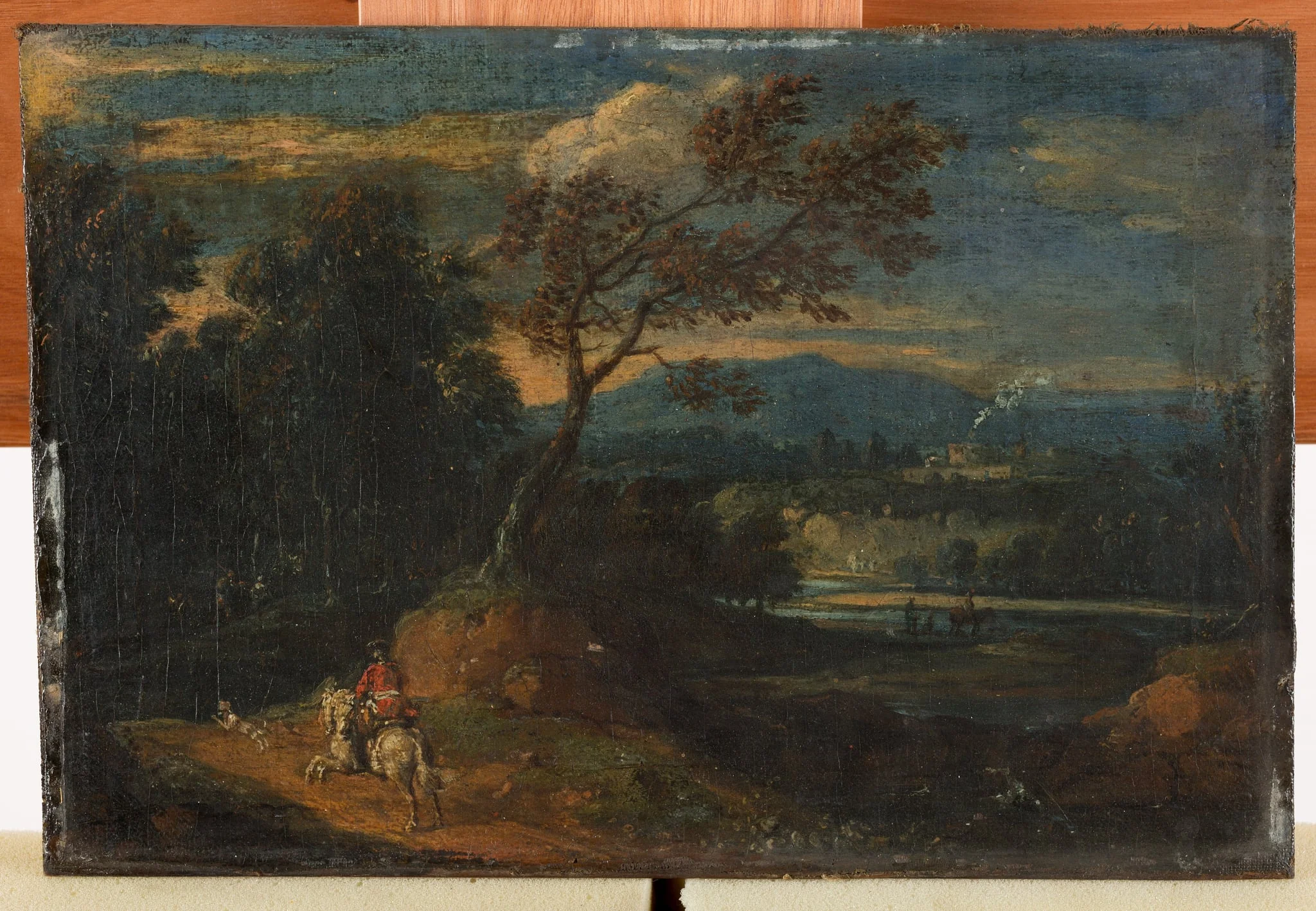 Landschaft mit Reiter, by Unknown, 1850