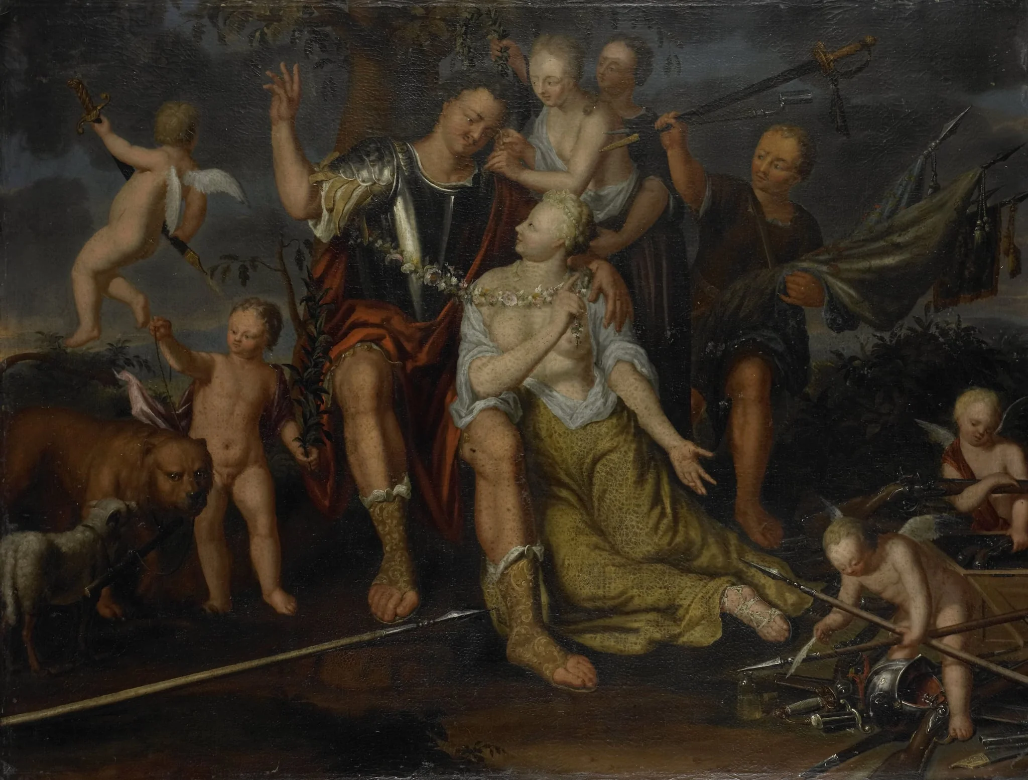 Allegory of Peace, by Jan van Kessel the Elder, unspecified, 1712