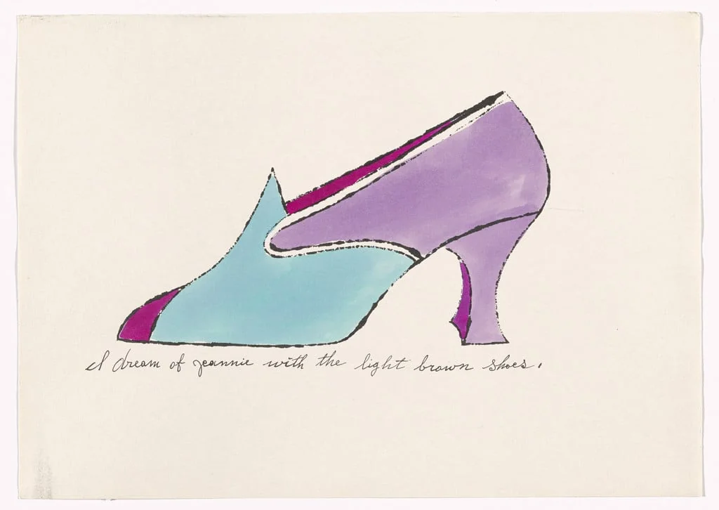 Untitled, by Andy Warhol, ink, 1955