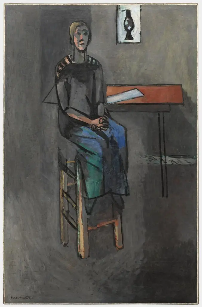Woman on a High Stool