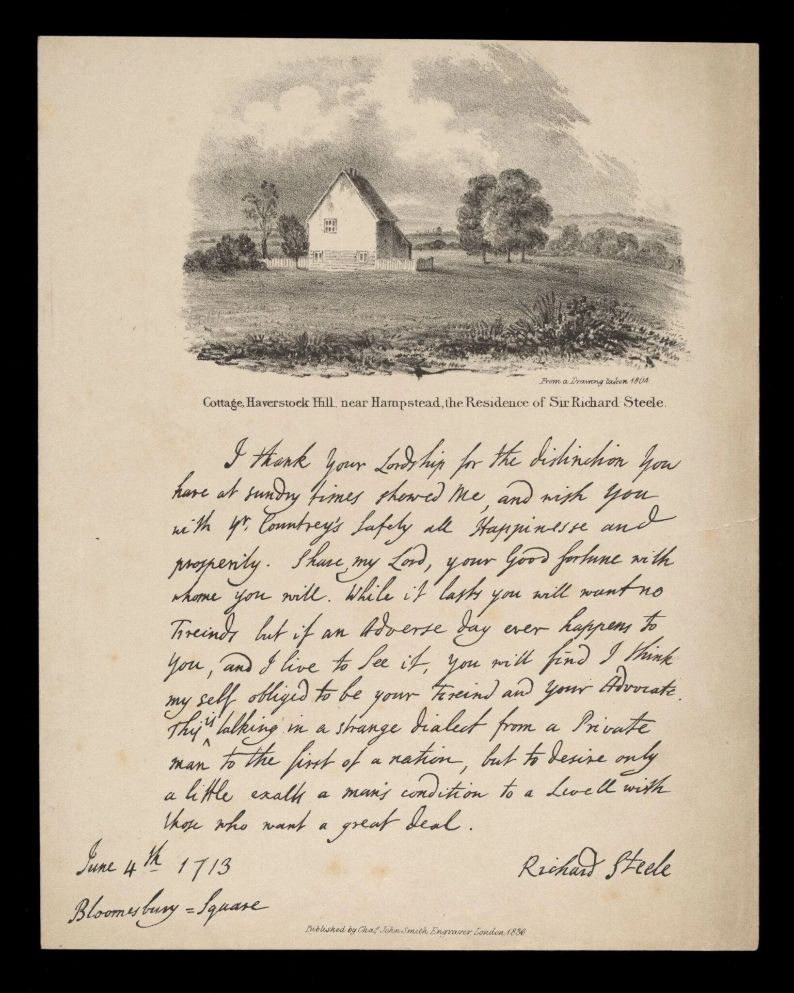 H Beard Print Collection, by Charles John Smith, 1836