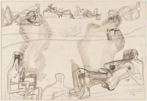 Drawing for Metal Sculpture