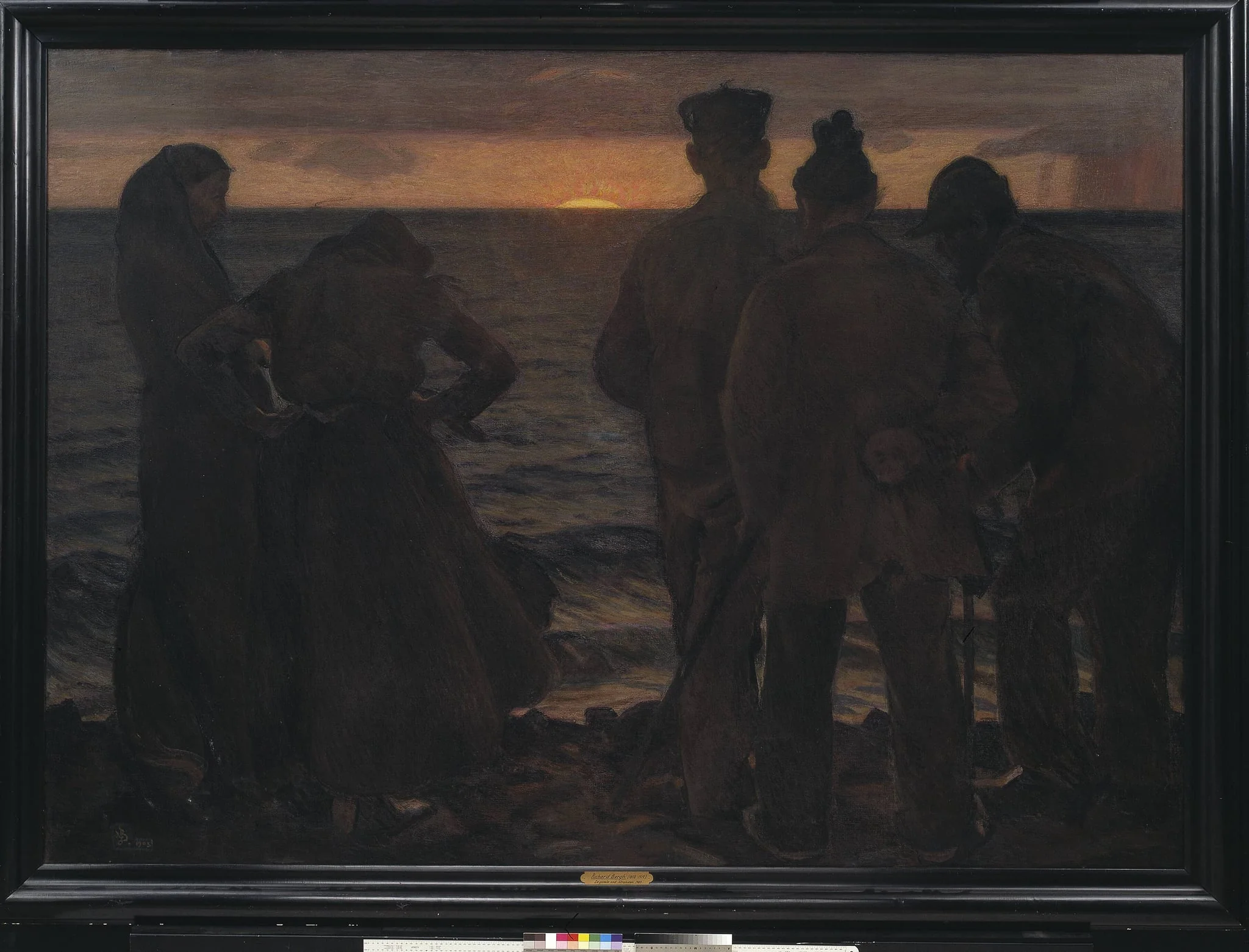 The Old People by the Beach, by Unknown, 1903