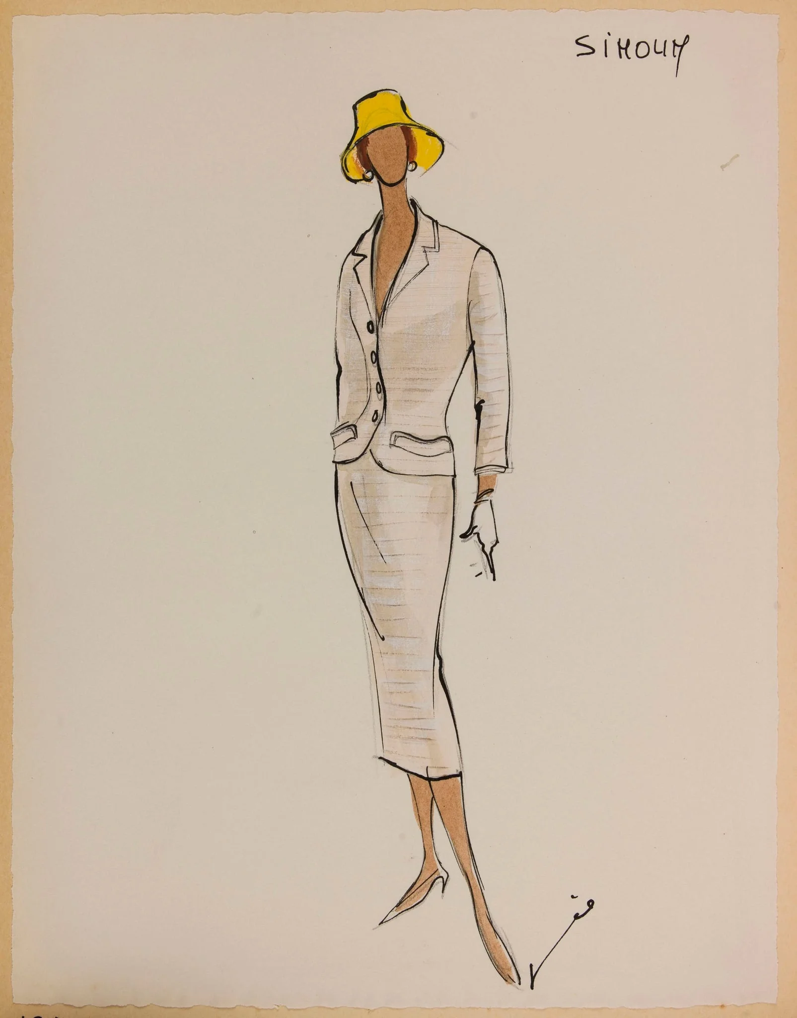 Simoun, by Marie-Louise Carven, 1956