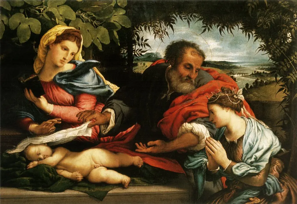 The Holy Family with Saint Catherine of Alexandria