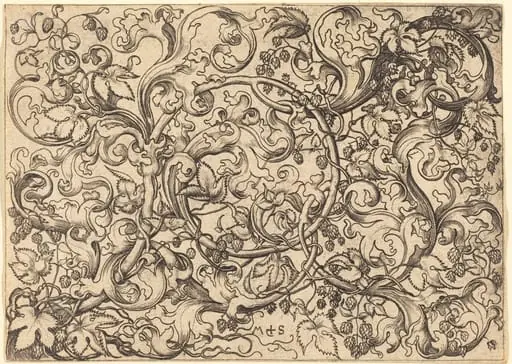 Ornament with Hop Vine