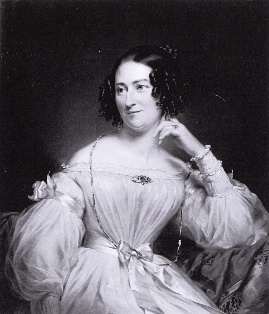 Portret van Abrahamina Henriëtte Wurfbain (1808-1883), echtgenote van Jacob de Vos Jz