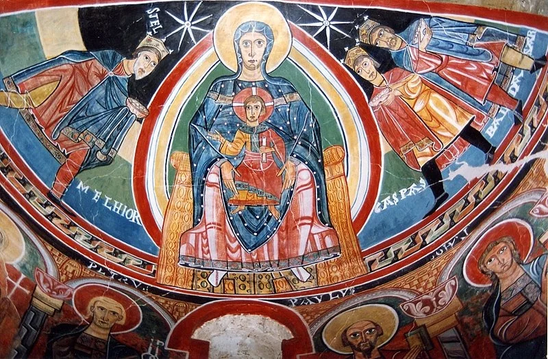 Apse of Santa Maria de Taüll, by Master of Taüll, unspecified, 1123