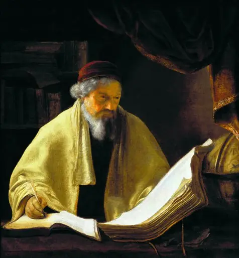 A scholar in his study