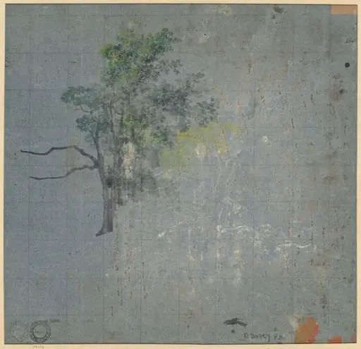 Tree Studies (verso)