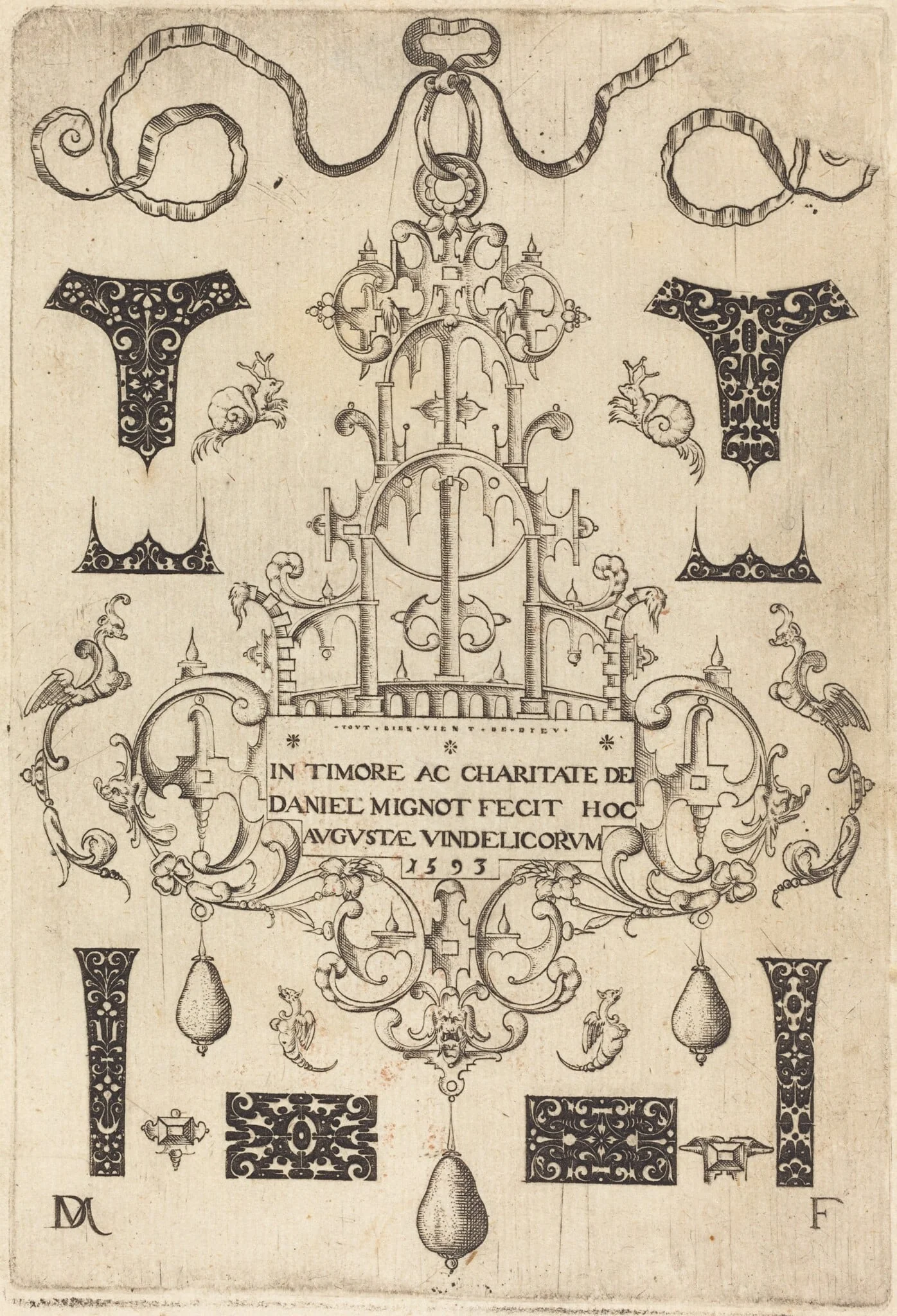 Title Page: Pendant, Surrounded by Eight Small Studs