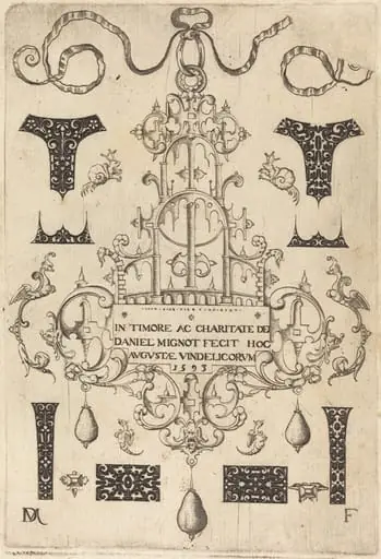 Title Page: Pendant, Surrounded by Eight Small Studs