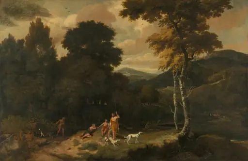 Landscape with Hunters