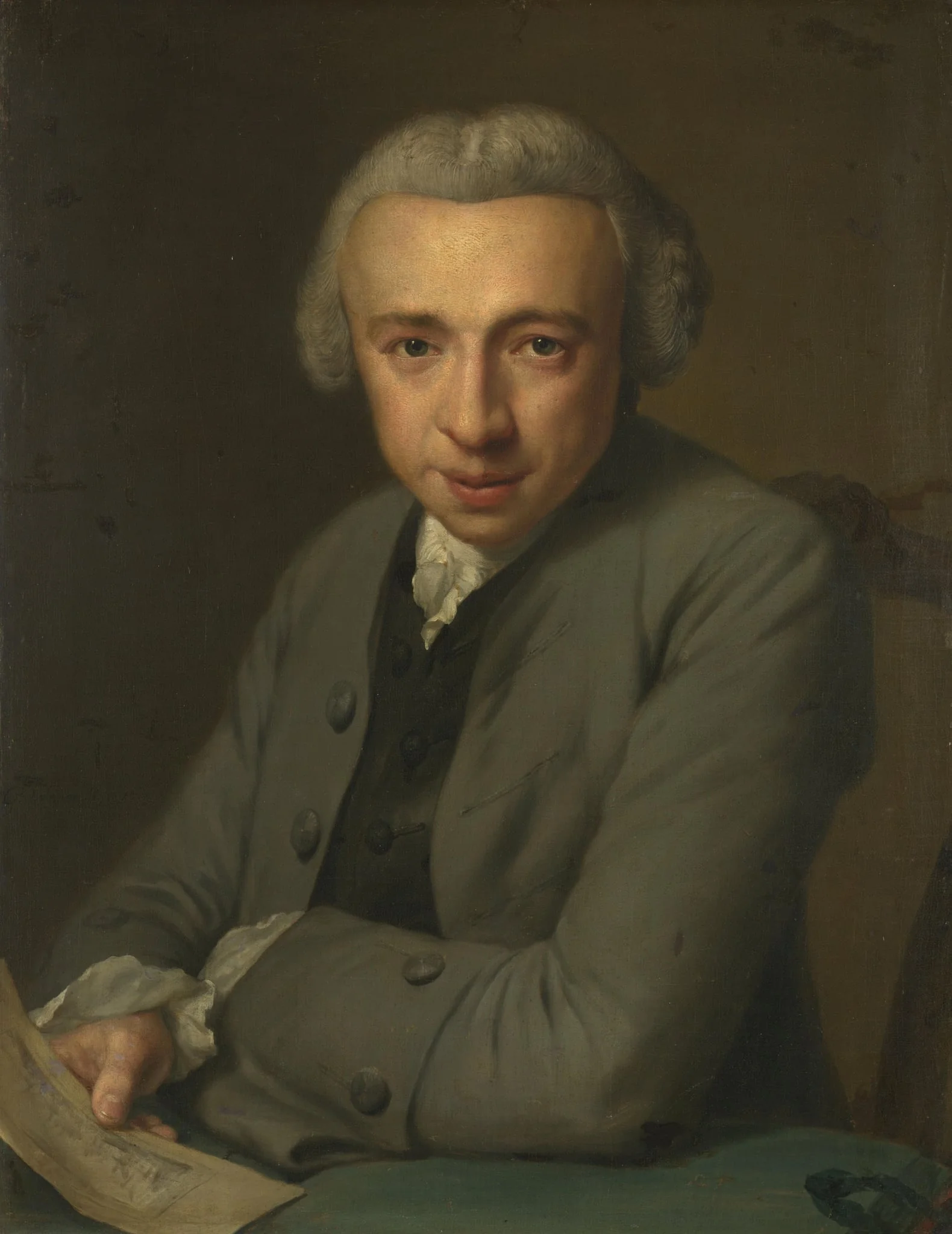 Portrait of Louis M&#233;tayer Phz., Goldsmith and Art Collector, by Unknown, unspecified, 1759
