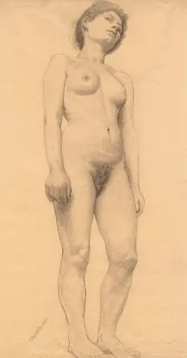 Standing Female Nude