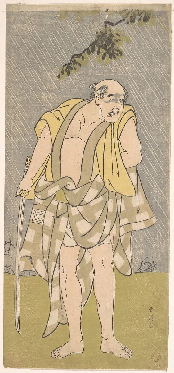 Untitled, by Katsukawa Shun'ei 勝川春英, ink, 1781