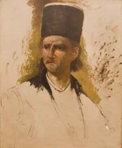 Schița portretului lui Tudor Vladimirescu