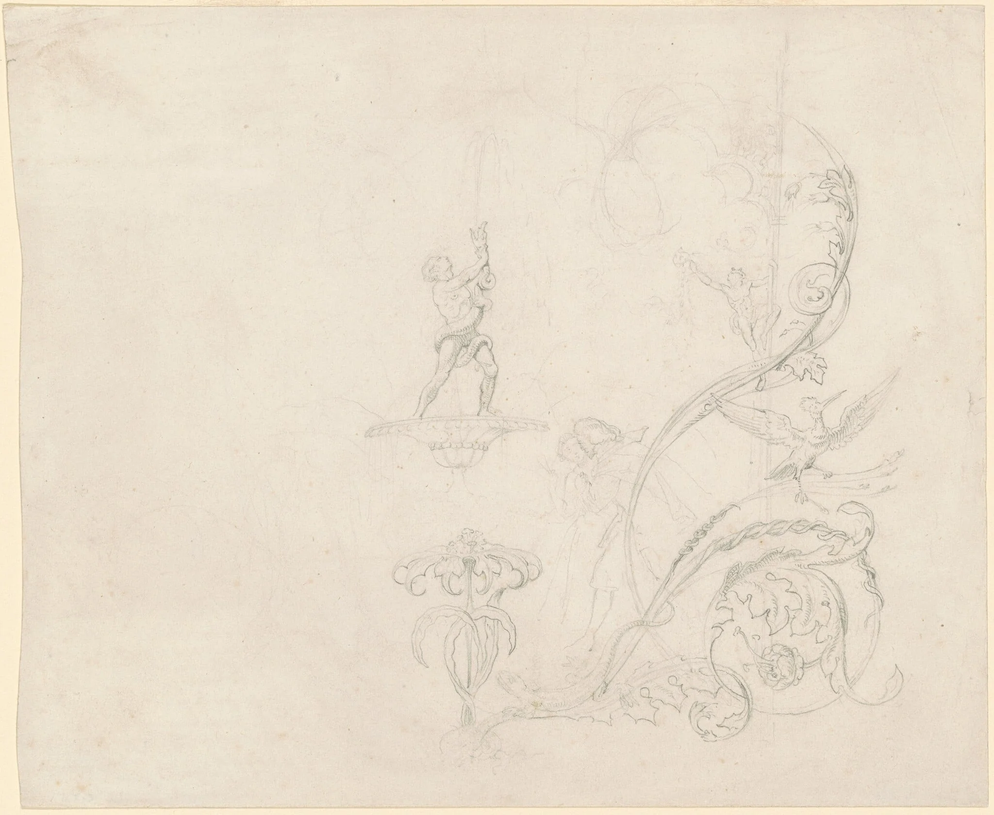 Studies of Fountain Decorations
