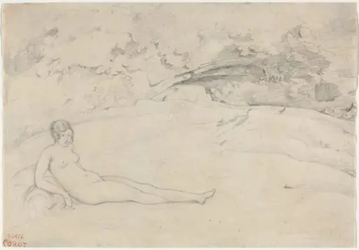 A Nude Reclining in a Landscape