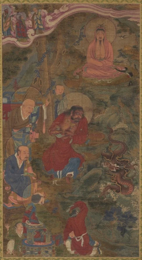 Miracle of the Dragon, by Unknown, unspecified, 1604