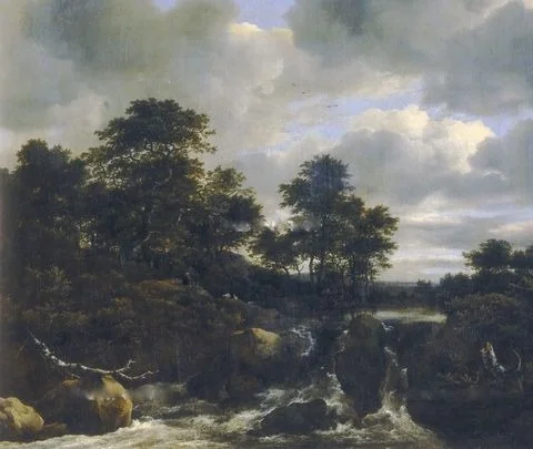 Landscape with a Waterfall