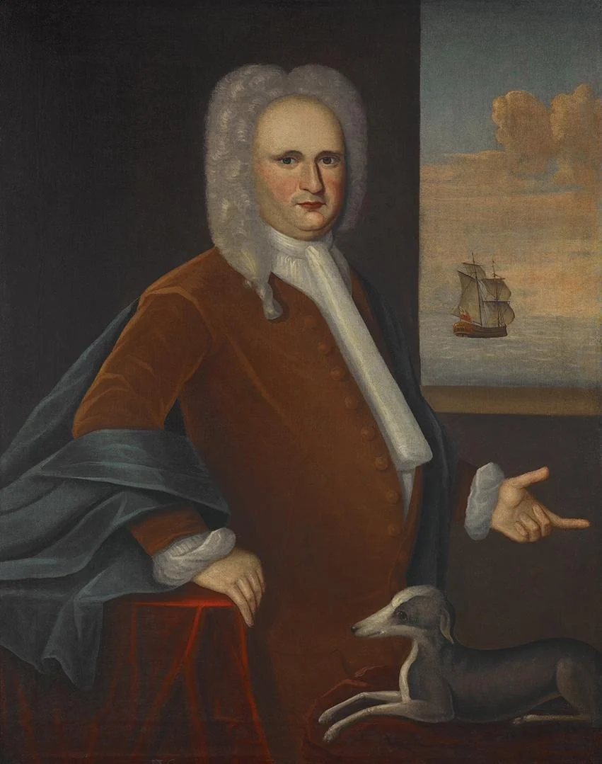 Moses Levy, by Gerardus Duyckinck I, oil, 1735