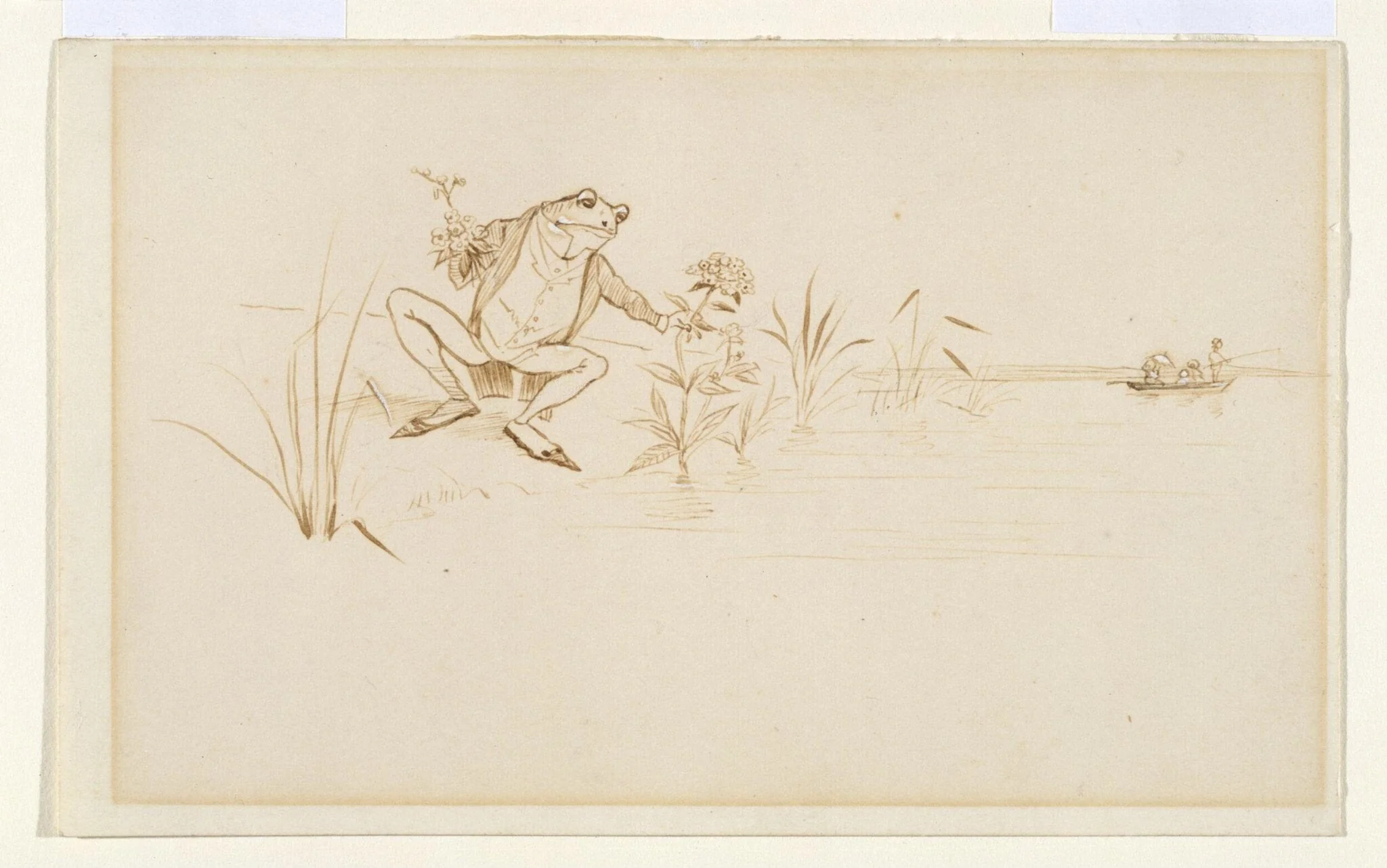 A Frog he would a-wooing go