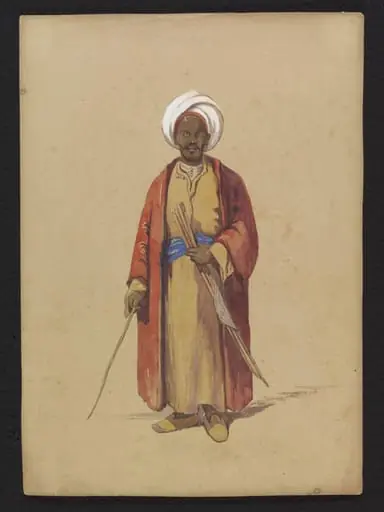 A Nubian selling Canes