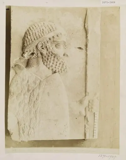Bas-relief of a warrior, Louvre, Paris