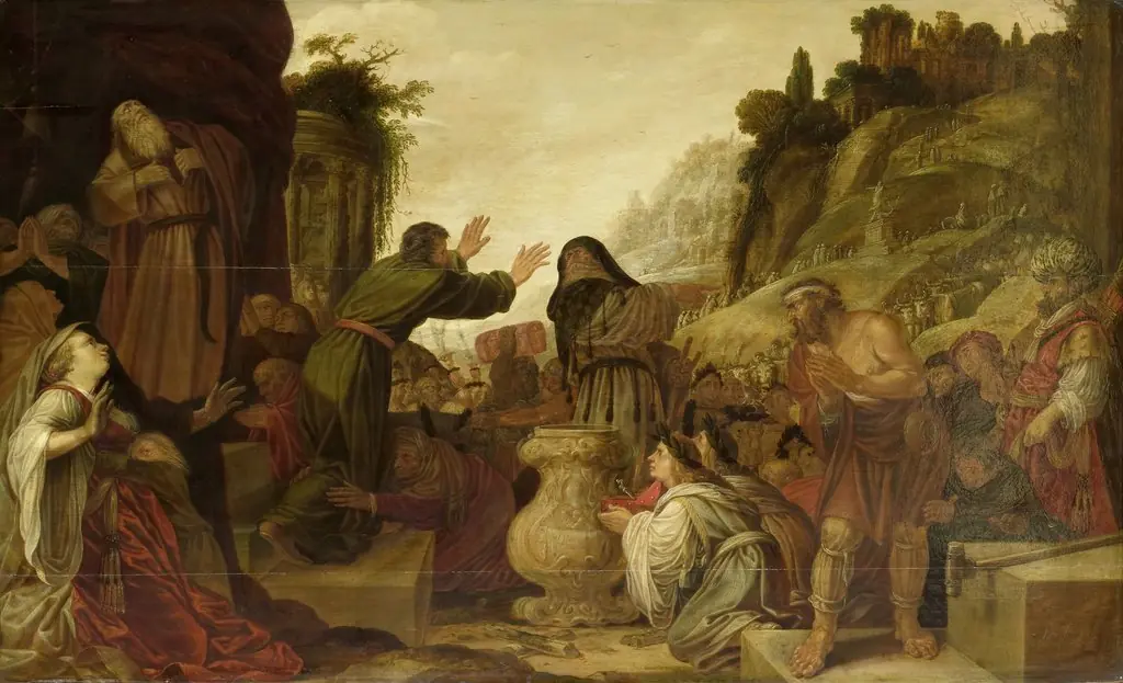 Sts Paul and Barnabas worshipped as gods by the people of Lystra
