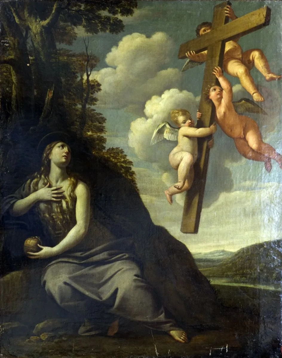Extazul Mariei Magdalena, by anonim, 1650